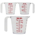 thumbnail image 3 of Kitchen 2 Pcs Multifunctional Clear Handle Cup Set Plastic Scale Measuring Beaker Baking Tools Kitchen, 3 of 9
