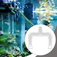 thumbnail image 6 of Dualoai Aquarium Plumbing Kit Clear Rotating Water Outlet Nozzle Return Pipe Fitting Inner Dia. 25mm, 6 of 7