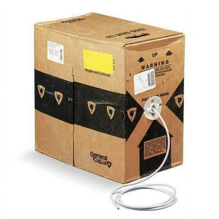 Genspeed Cable,Cat 5e,24 AWG,1000 ft,Blue 5133299E