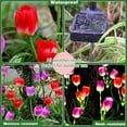 thumbnail image 5 of Tikeitoo Solar Tulip Lights Outdoor Flower Garden Lights with Bendable Stems - IP65 Waterproof 800mAh for 12H Lighting - Auto On/Off Garden Decor - Gifts for Mom, 5 of 9