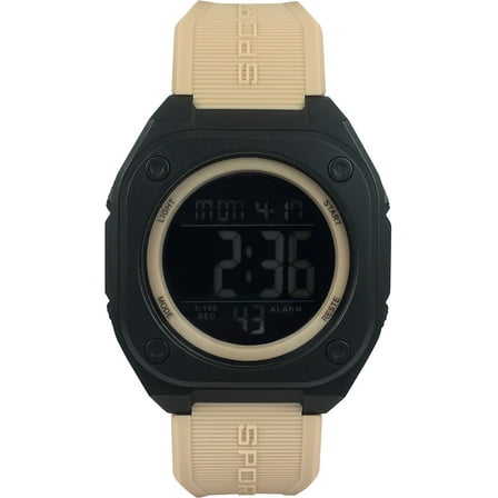 George Men's Digital Sport Wristwatch with Plastic Band