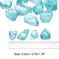 thumbnail image 2 of Fire Glass for Fire Pit, 2-3mm(1/9") High Luster Natural Glass Rocks, Light Blue, 2 of 3