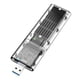 thumbnail image 1 of Methold Universal Laptop Fast Speed ​​USB 3.0 SSD Enclosure M.2 NGFF Unidad de estado sólido Estuche Disco duro Actualización de PC de escritorio Juegos de teclado y mouse para computadora Negro, 1 of 6