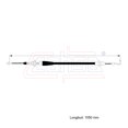 thumbnail image 2 of Cable Chicote Acelerador Compatible Con Volkswagen Golf 1.8L 1987 1988 1989 1990 1991 1992 CAHSA Cable Chicote Acelerador, 2 of 6