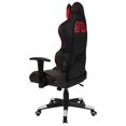 thumbnail image 2 of Cumberland Comfort Series High Back Black, White, Gray & Red Reclining Racing/Gaming Office Chair with Lumbar Support, 2 of 9