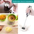 thumbnail image 6 of MEGICOT Rechargeable Milk Frother with Double Spring Whisk Head + Balloon Whisk Head, Adjustable 2-Speed Handheld Mini Foam Maker For Cappuccino, Coffee, Latte, Hot Chocolate, Egg, 6 of 7