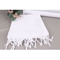 thumbnail image 4 of Tea Towel Favor, Cotton Tea Towel, White Towel, Solid Towel, 18x40 Inches Gift For Her, Small Bath Towel, Travel Towel, Gift Towel,, 4 of 9