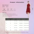 thumbnail image 7 of Doomiva Lyrical Dance Costumes for Women Shiny Rhinestones Contemporary Dance Dress Chiffon Flowy Dusty Pink S, 7 of 7