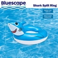 thumbnail image 4 of Bluescape Blue Shark Split Inflatable Swim Ring Pool Float for Kids, Ages 3 to 6, Unisex, 4 of 6