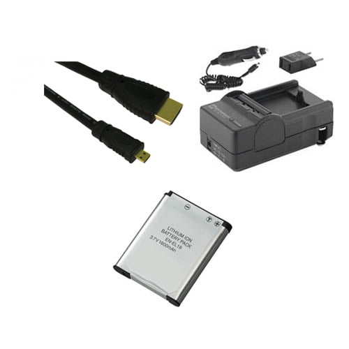 Works with Sony WG-70 Digital Camera Includes SDM-192 Charger USBM USB Cable Accessory Kit Compatible with Synergy Digital