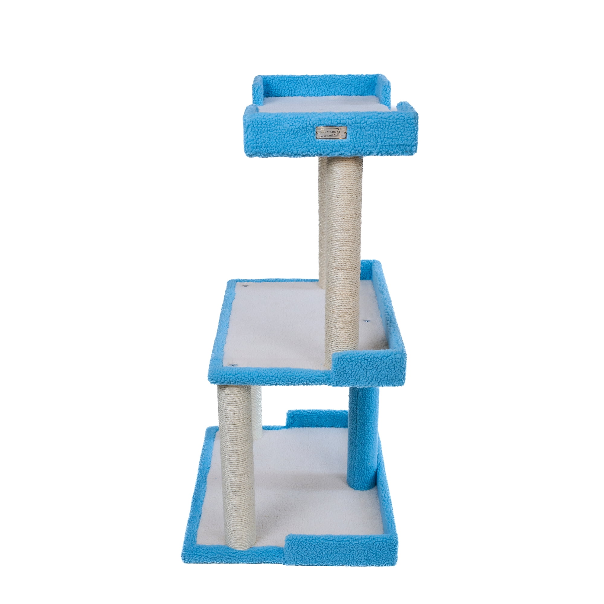 Armarkat Cat Tree for Large Cats: 41" Real Wood Tower with Scratching Posts And Perches (B4109A)