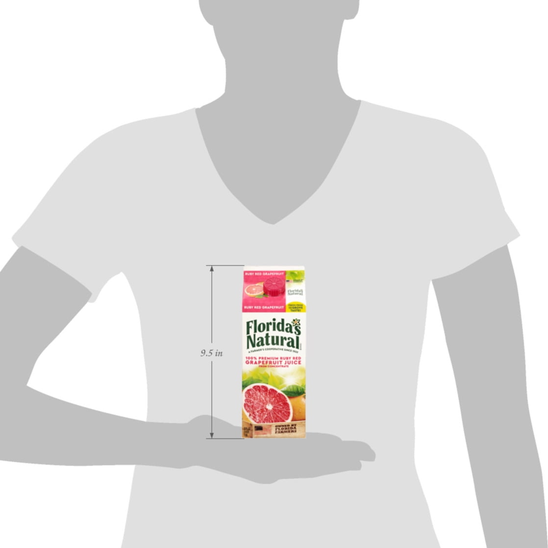 Florida's Natural Ruby Red Grapefruit Juice 52 oz