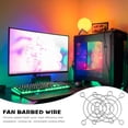 thumbnail image 3 of 2pcs Cooling Fan Safety Cover Metal Wire Guard Shield Protector, 3 of 9