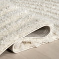thumbnail image 4 of nuLOOM Gloria Abstract Shag Area Rug, 2' 6" x 10', Runner, Beige, 4 of 9