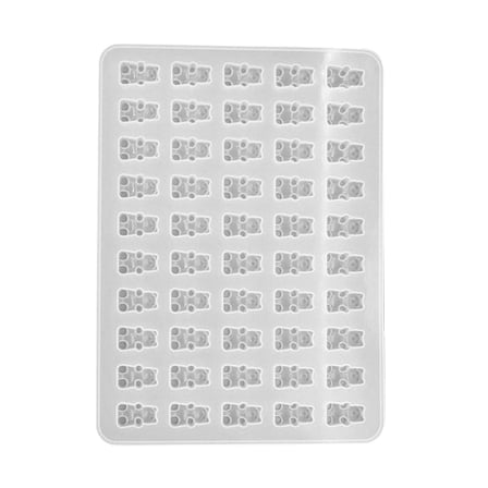 OUNONA  Mold Mini Bear DIY Silicone Molds Pastry Cake Baking Easy-to-clean Adorable