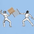 thumbnail image 3 of CafePress - Fencing Light T Shirt - Light T-Shirt - CP, 3 of 4