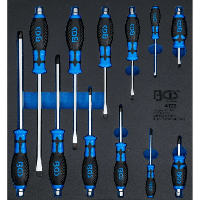 Juego de Desarmadores BGS 4122 12 Piezas