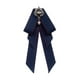 thumbnail image 4 of Pajarita para mujer, ajustable, de moda, para decoración de ropa, lazo clásico Azul marino, 4 of 9