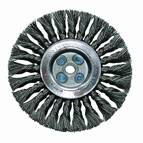 Shark 14060 4-Inch Straight Knotted Wire Wheel