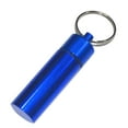 thumbnail image 2 of YAOMOBB Emergency Tablet Storage Box Portable Sealed Jar Keychain with Screw Lid Aluminum Alloy Waterproof Mini Tablet Storage Bottle, 2 of 6