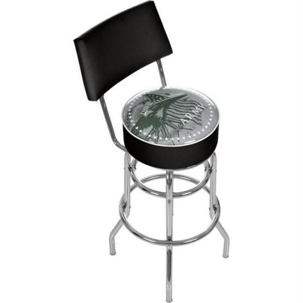 Army This Well Defend Padded Bar Stool, Bar Stools Made In Usa