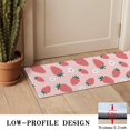 thumbnail image 3 of Red Strawberry Plants Fruit Flower Pink Pattern Door Rugs,Washable Non Slip Door Mats Indoor,Decorative Door Mats,Entry Mat Indoor for Entrance,Bedroom,Kitchen,Bathroom,16"x47", 3 of 6