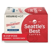Seattle's Best Coffee Breakfast Blend Medium Roast K-Cup Pods |10 Count (Pack of 6)