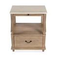 thumbnail image 5 of Butler Specialty Company Mabel Marble And Wood 1 Drawer Nightstand - Tan/Beige, 5 of 10