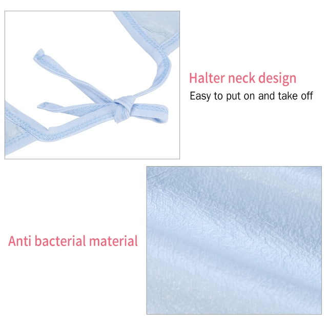 Babero protector de ropa, babero impermeable impermeable de 12 x 16 pulgadas, babero para adultos meticulosamente diseñado