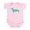 Petal Pink, variant on CafePress - Dachshund Silhouette Baby Light Bodysuit - Baby Light Bodysuit, Size Newborn - 24 Months