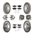 thumbnail image 1 of Transit Auto Front Rear Wheel Hub Bearings Assembly Coated Disc Brake Rotors and Ceramic Pads Kit (10Pc) for Car 2006 Mazda 5 To 02 06 - Left Right Side (Driver Passenger) KBB-118085, 1 of 10