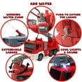 thumbnail image 5 of ArtCreativity Light Up Ladder Fire Truck, Red Firetruck Toys for Kids with Lights, Sounds, Water-Spraying Hose, and Extendable Ladder, Light-Up Push and Go Firefighter Toys for Kids, Great Gift Idea, 5 of 7