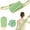 Green, variant on Hootek 3Pcs Exfoliating Body Scrubber Set, Back Scrubber,Bath Glove and Shower Bath Sponge Loofah for Shower, Bath Exfoliating Body Scrubber for Men and Women, Body Wash Scrub Bath Supplies, Green