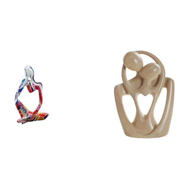 Estatua de resina,Figura ornamental de resina con estatua de un pensador sentado,Escultura abstracta,decoración para el hogar,moderna y creativa,Estatua abstracta,Estatua abstracta,decoración