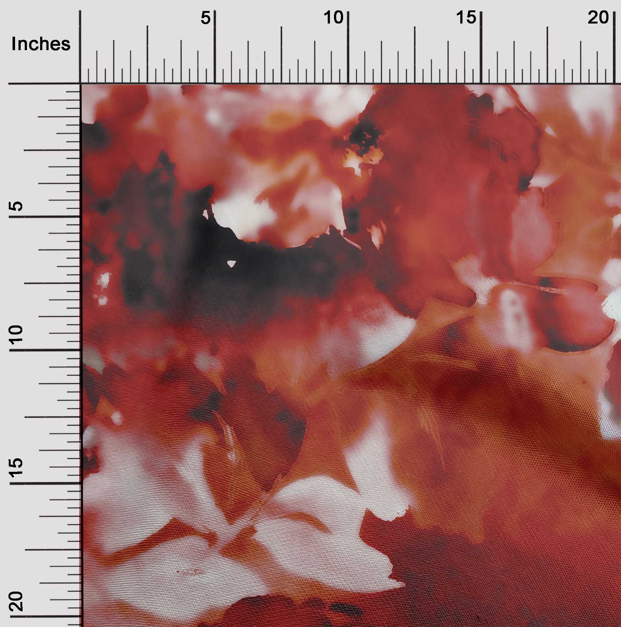 oneOone Cotton Jersey Maroon Fabric Abstract-Blurred Floral Pattern Craft Projects Decor Fabric Printed By The Yard 58 Inch Wide