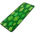 thumbnail image 7 of SKYSONIC St.Patrick's Day Kitchen Rugs and Mats,Beautiful Clover Non Slip Washable Cushioned Carpets Polyester AntiFatigue Comfort Porch Floor Mat Doormat for Washroom Bedroom Office 39 x 20 inch, 7 of 7