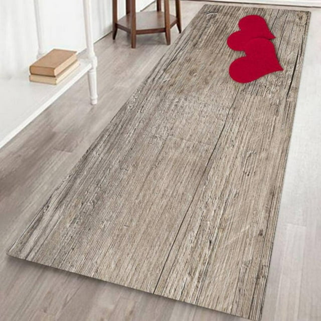 MesaSe Runner Rugs with Rubber Backing Non Slip Absorbent Resist Dirt Entrance Rug Soft Area Rug Thickened Flannel Area Rug Nursery Rug Bedroom Living Room Home Kitchen Hallway Laundry Ca