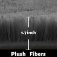 thumbnail image 3 of Nvzi Gray Round Rug for Bedroom,Fluffy Circle Rug 23.6*23.6in,Shaggy Circular Rug for Nursery Room,Fuzzy Plush Rug for Dorm, 3 of 3