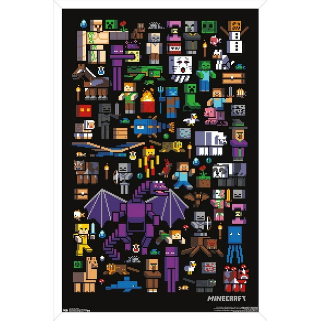 Minecraft - Mobbery Wall Poster, 22.375" x 34"