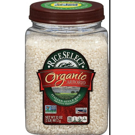 RiceSelectRice Select Organic Arborio Italian Style Rice 32 oz Pack of 2