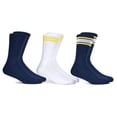 thumbnail image 4 of Fruit of the Loom Mens Gameday Crew Socks, 3-Pack, Sock Sizes 6-12, 4 of 7