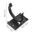 thumbnail image 2 of BESTYASH 12Jgo Clips Para Zócalos De Cocina Plásticos Negros Prácticos Y Estéticos Para Uso En Cocinas Y Oficinas, 2 of 7