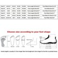 thumbnail image 4 of Womens Sandals Slip On Slides Flat Sandals Open Toe Strappy Wedge Chunky Clear Summer Comfort Sandals for Women, 4 of 4