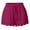 Hot Pink, variant on fatyb Shorts for Women Drawstring Lace Trim Lounge Shorts Elastic Waist Ruffle Beach Shorts with Pockets