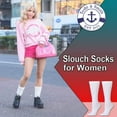 thumbnail image 5 of 6 Pairs Of Yacht & Smith EXTRA THICK Slouch Socks for Women, Extra Heavy Slouchy Ladies Cotton Crew Boot Socks, 5 of 7