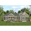 The House Designers: THD-7675 Builder-Ready Blueprints to Build a Craftsman House Plan with Crawl Space Foundation (5 Printed Sets)