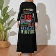 thumbnail image 5 of Names of God Lord Jesus Christ - Bible Verse Christian Gifts Store Long Sleeved Dress summer dress woman 2024, 5 of 7