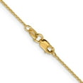 thumbnail image 3 of 14K Yellow Gold Cable Chain Styles Necklace 1.0 mm D/C 18 inch 0.9, 3 of 4