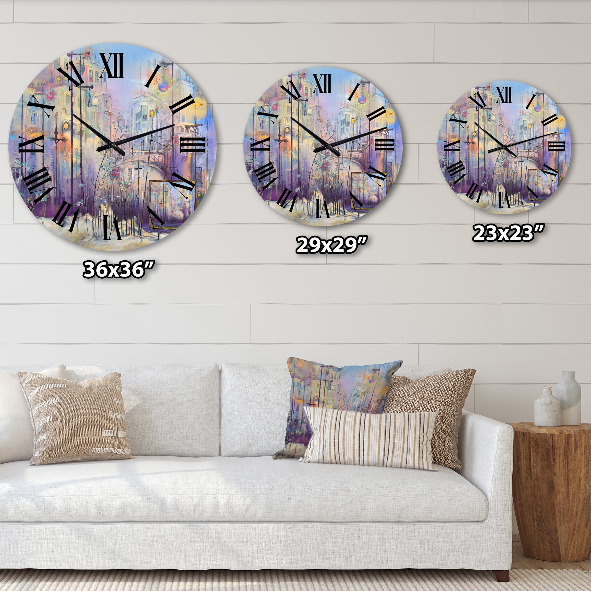 Designart 1 in Quartz Modern/Contemporary Wall Clock