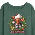 thumbnail image 3 of National Lampoon's Christmas Vacation - Clark Holiday Wreath - Women's Lightweight French Terry Long Sleeve Shirt, 3 of 5